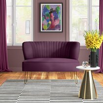 Purple shop couch wayfair